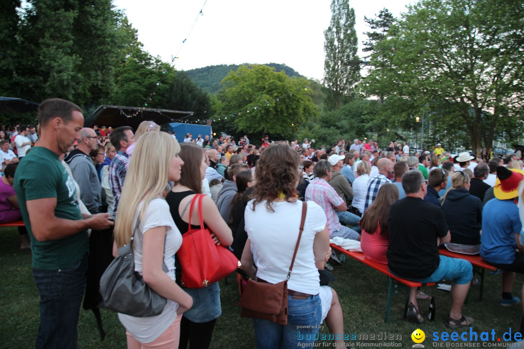 Hafenfest und WM: Deutschland - Ghana: Ludwigshafen am Bodensee, 21.06.2014