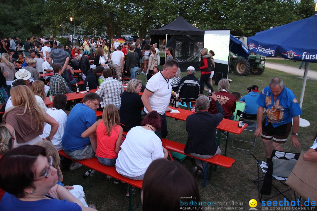 Hafenfest und WM: Deutschland - Ghana: Ludwigshafen am Bodensee, 21.06.2014