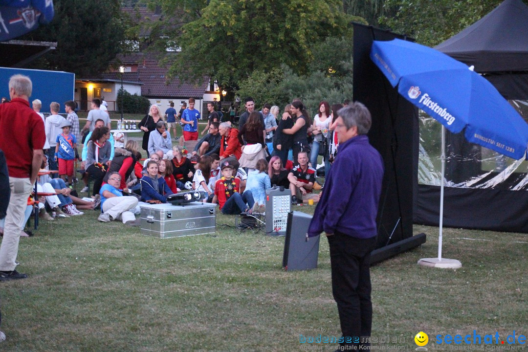 Hafenfest und WM: Deutschland - Ghana: Ludwigshafen am Bodensee, 21.06.2014