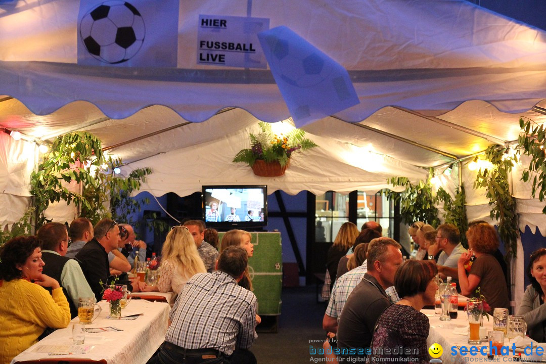 Hafenfest und WM: Deutschland - Ghana: Ludwigshafen am Bodensee, 21.06.2014