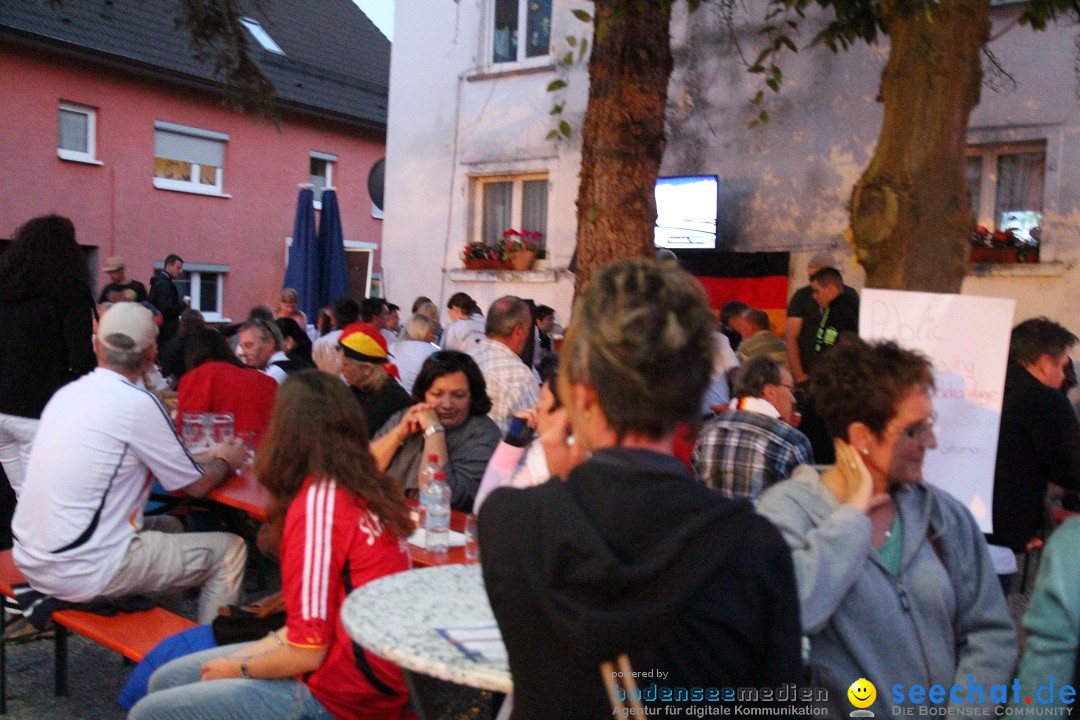 Hafenfest und WM: Deutschland - Ghana: Ludwigshafen am Bodensee, 21.06.2014