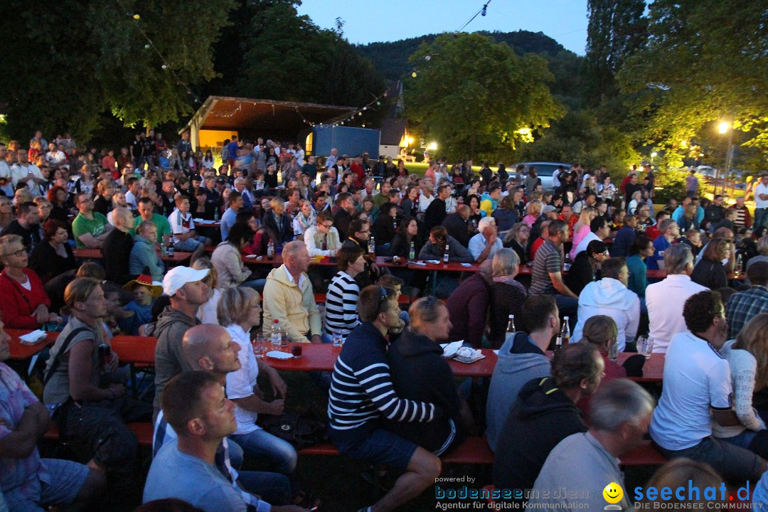 Hafenfest und WM: Deutschland - Ghana: Ludwigshafen am Bodensee, 21.06.2014