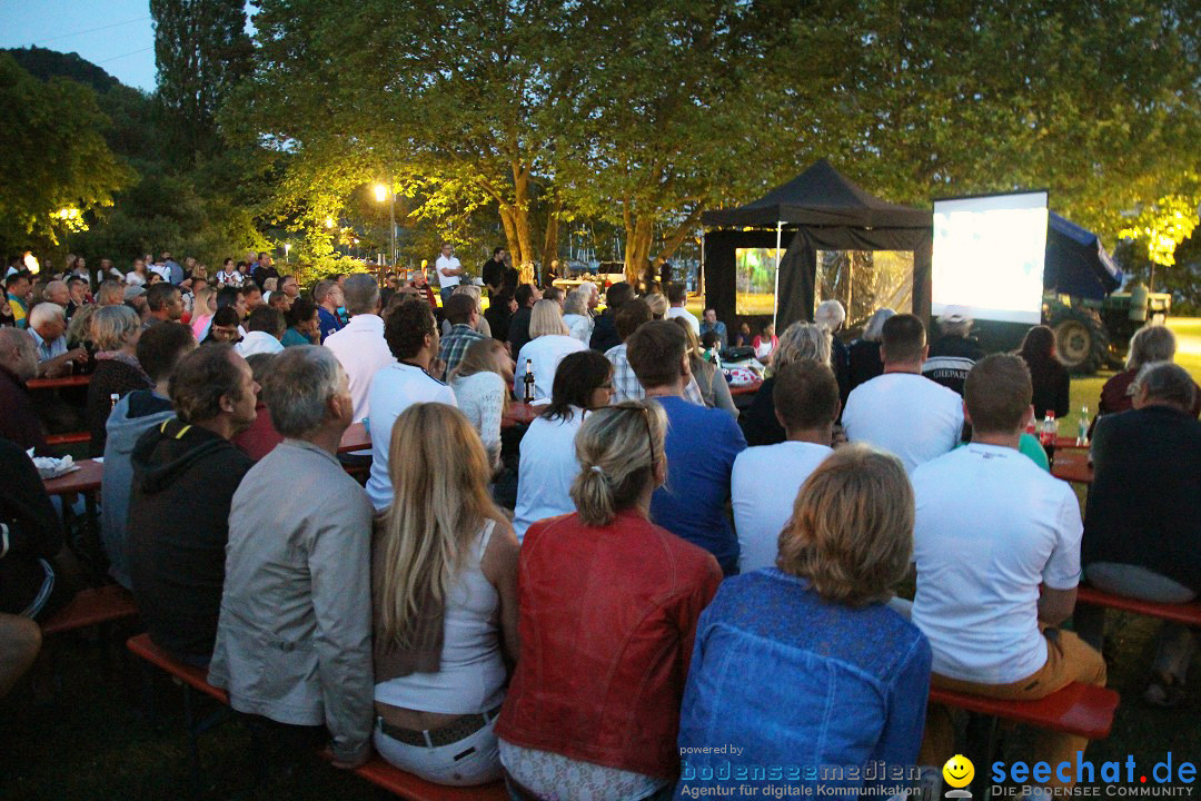 Hafenfest und WM: Deutschland - Ghana: Ludwigshafen am Bodensee, 21.06.2014