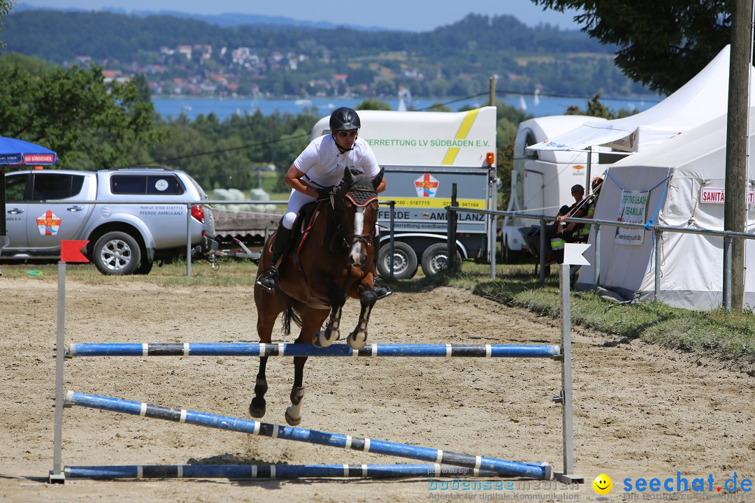 Reitturnier auf dem Ziegelhof in Dettingen-Wallhausen am Bodensee, 22.06.20