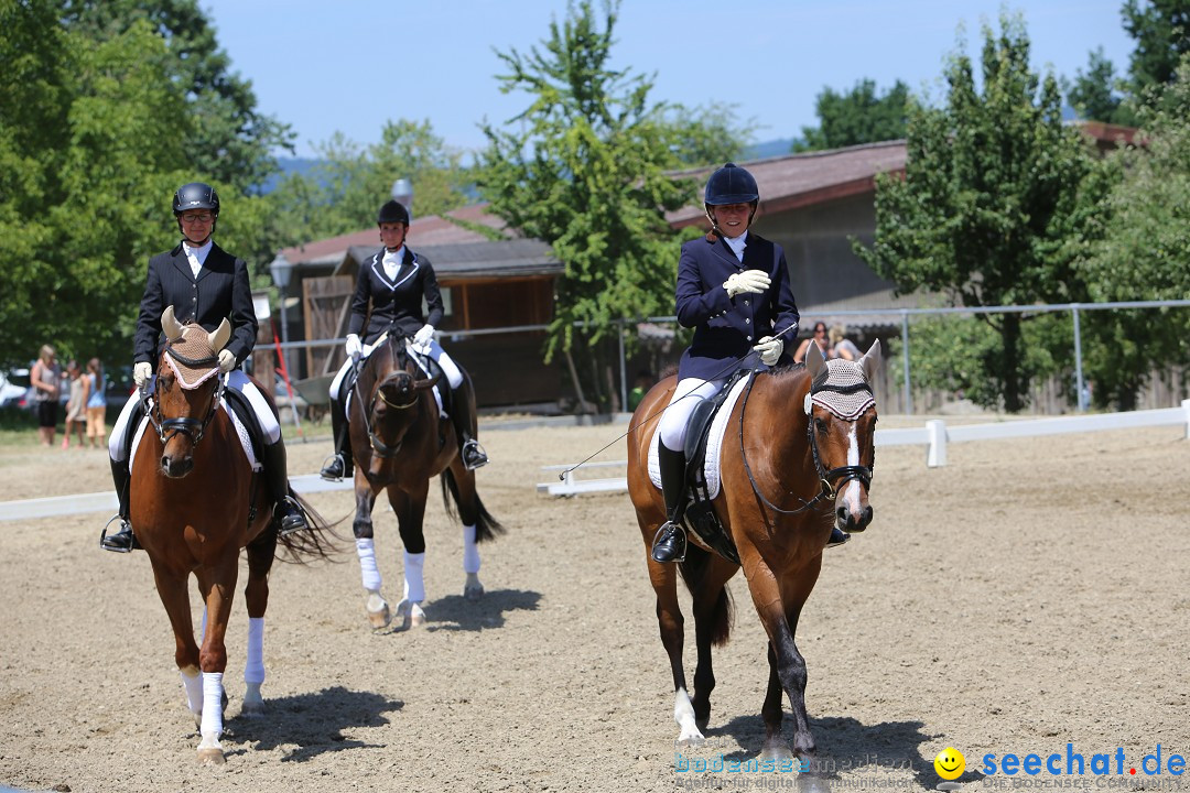 Reitturnier auf dem Ziegelhof in Dettingen-Wallhausen am Bodensee, 22.06.20