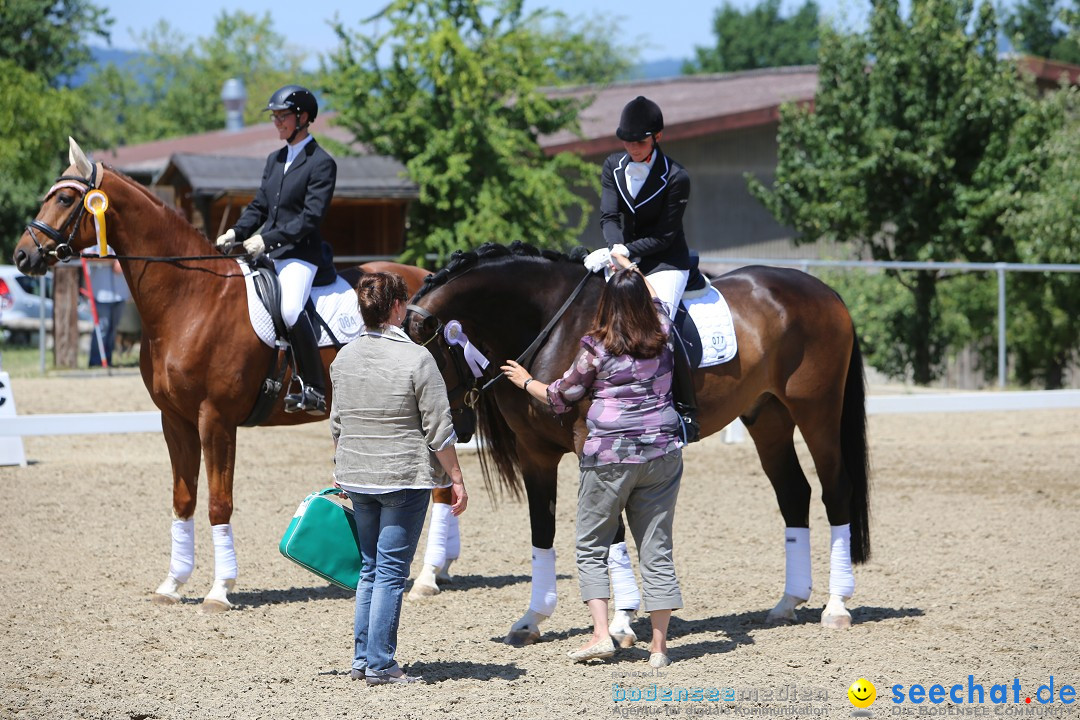 Reitturnier auf dem Ziegelhof in Dettingen-Wallhausen am Bodensee, 22.06.20