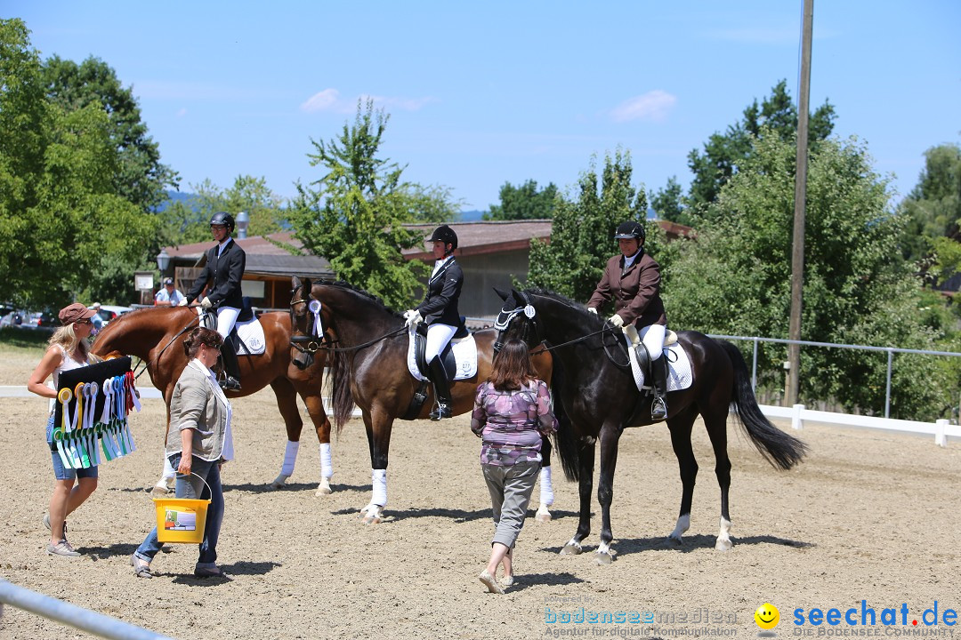 Reitturnier auf dem Ziegelhof in Dettingen-Wallhausen am Bodensee, 22.06.20