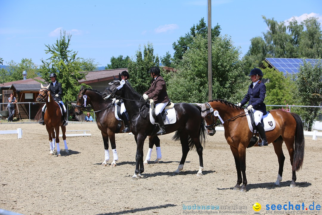 Reitturnier auf dem Ziegelhof in Dettingen-Wallhausen am Bodensee, 22.06.20