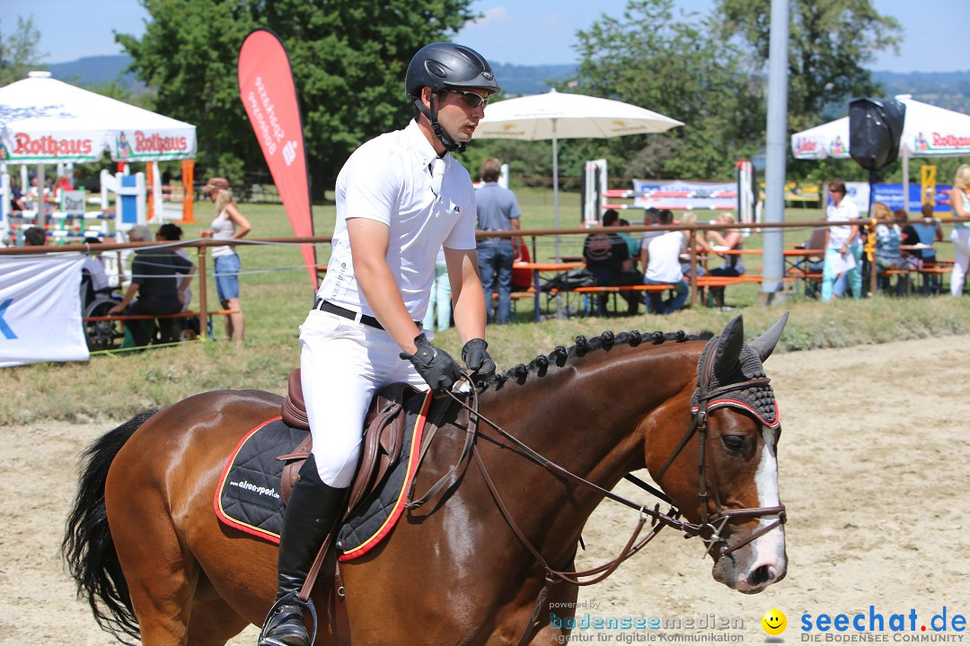 Reitturnier auf dem Ziegelhof in Dettingen-Wallhausen am Bodensee, 22.06.20