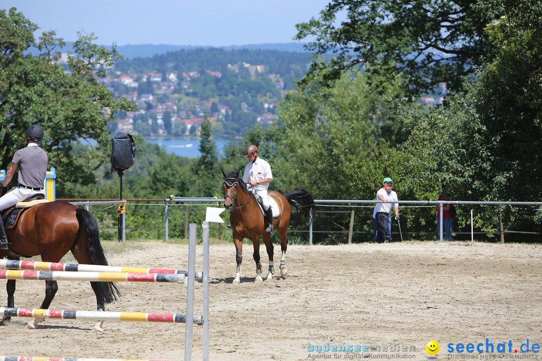 Reitturnier auf dem Ziegelhof in Dettingen-Wallhausen am Bodensee, 22.06.20