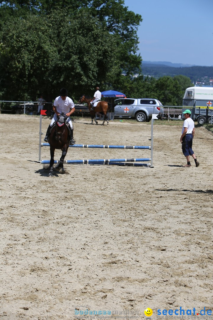 Reitturnier auf dem Ziegelhof in Dettingen-Wallhausen am Bodensee, 22.06.20