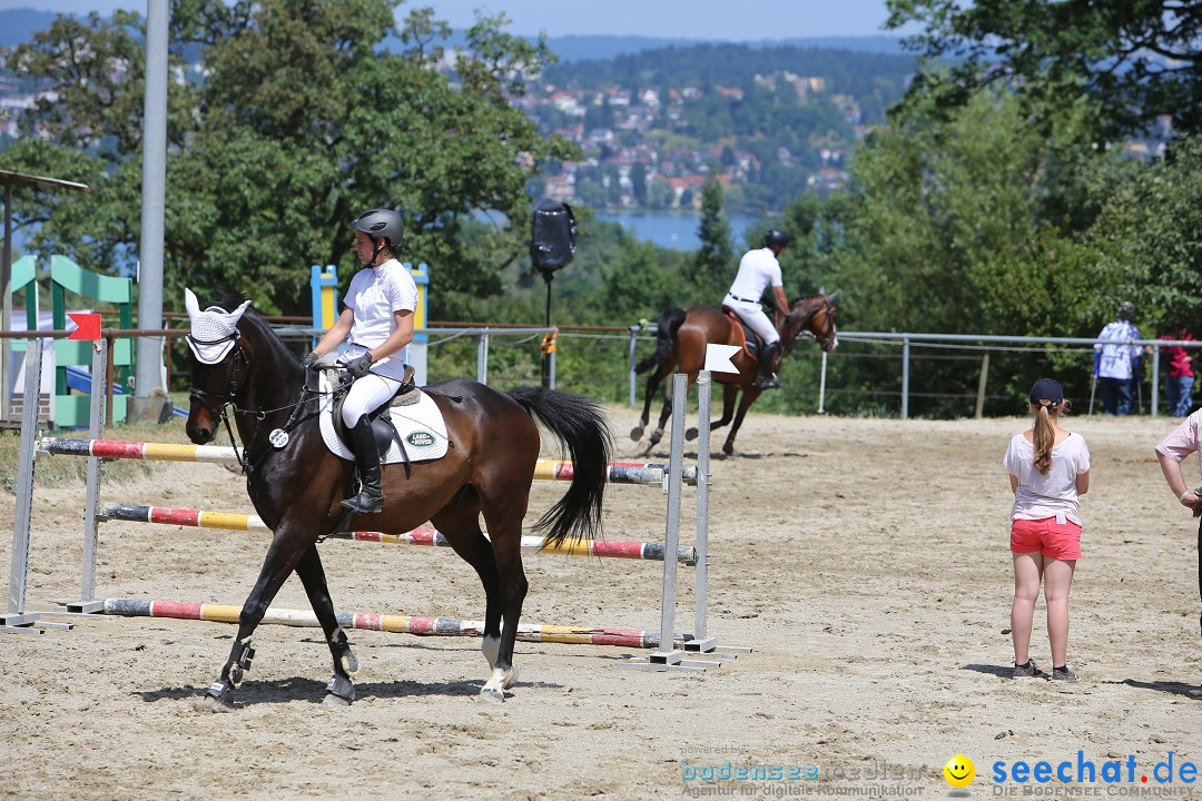 Reitturnier auf dem Ziegelhof in Dettingen-Wallhausen am Bodensee, 22.06.20