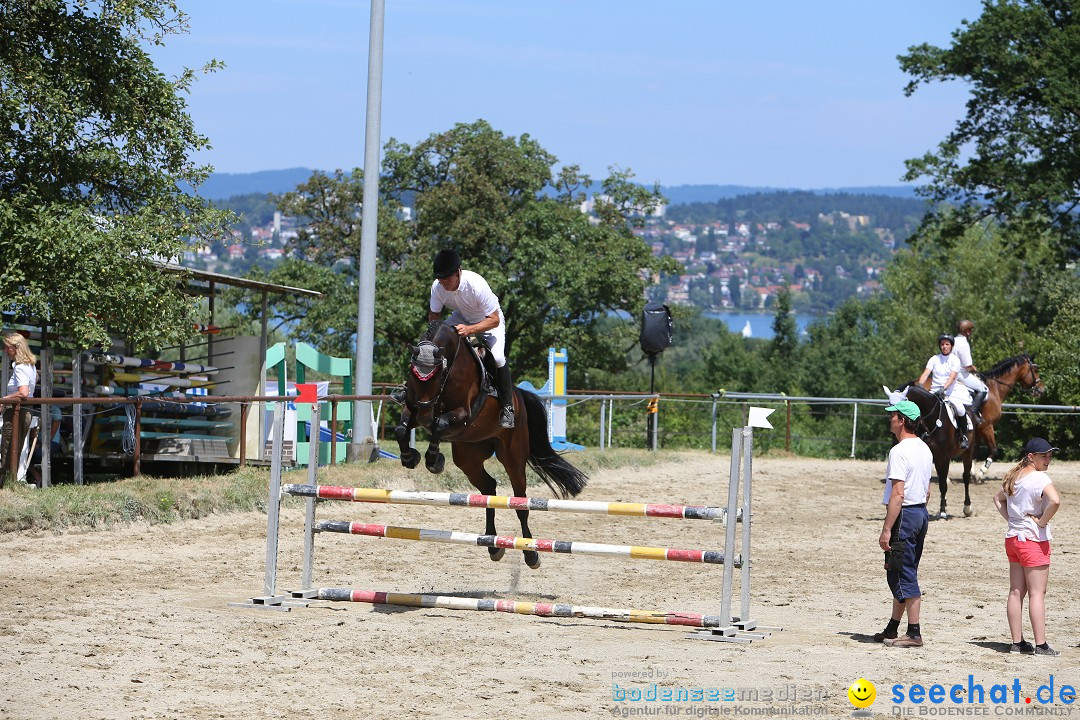 Reitturnier auf dem Ziegelhof in Dettingen-Wallhausen am Bodensee, 22.06.20