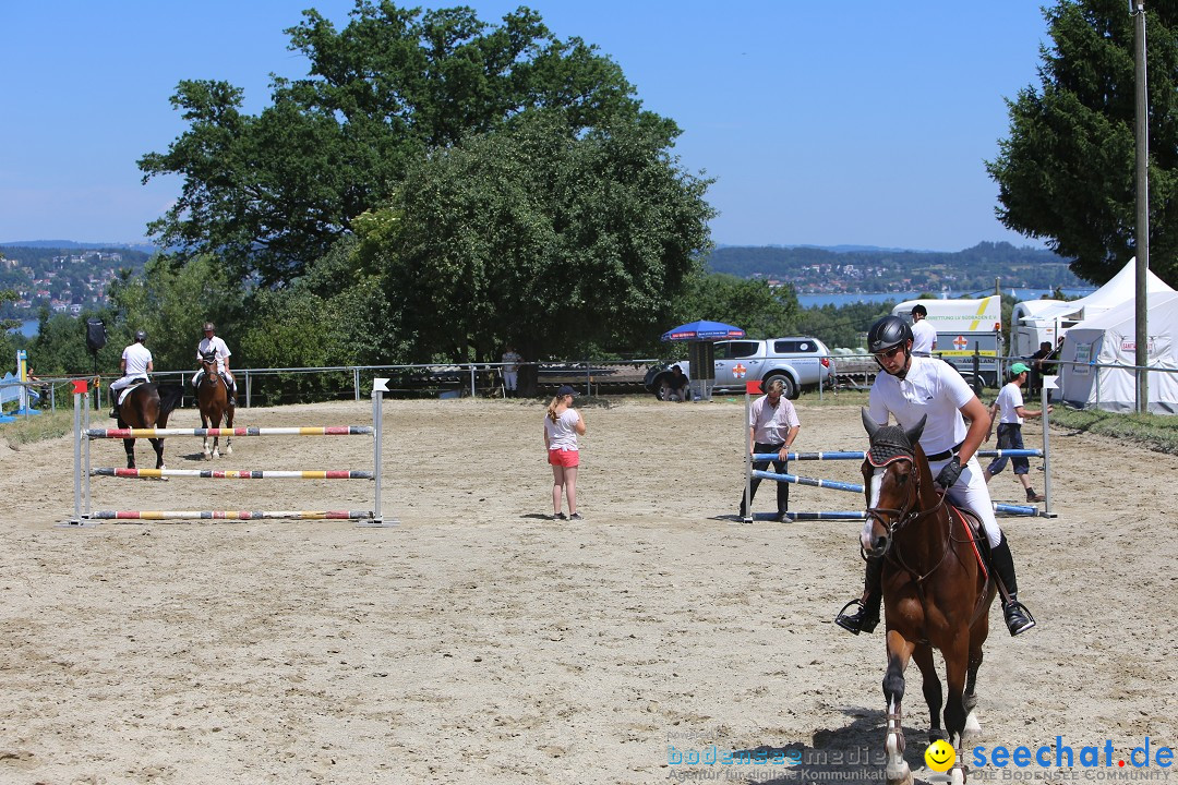 Reitturnier auf dem Ziegelhof in Dettingen-Wallhausen am Bodensee, 22.06.20