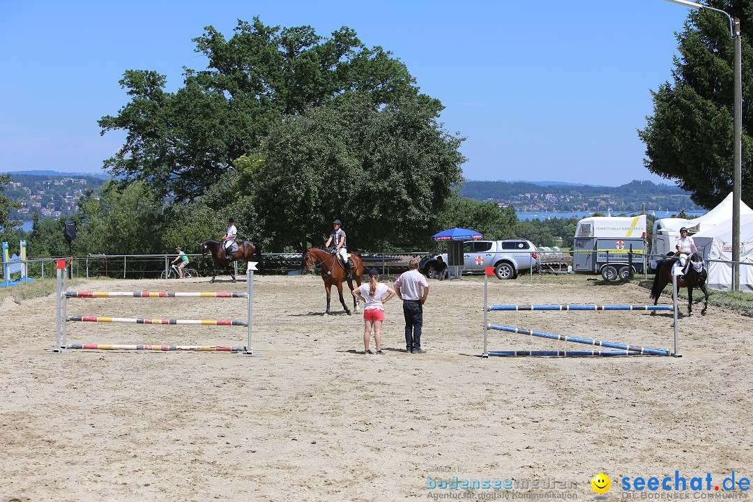 Reitturnier auf dem Ziegelhof in Dettingen-Wallhausen am Bodensee, 22.06.20