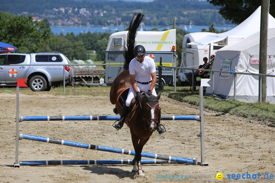 Reitturnier auf dem Ziegelhof in Dettingen-Wallhausen am Bodensee, 22.06.20