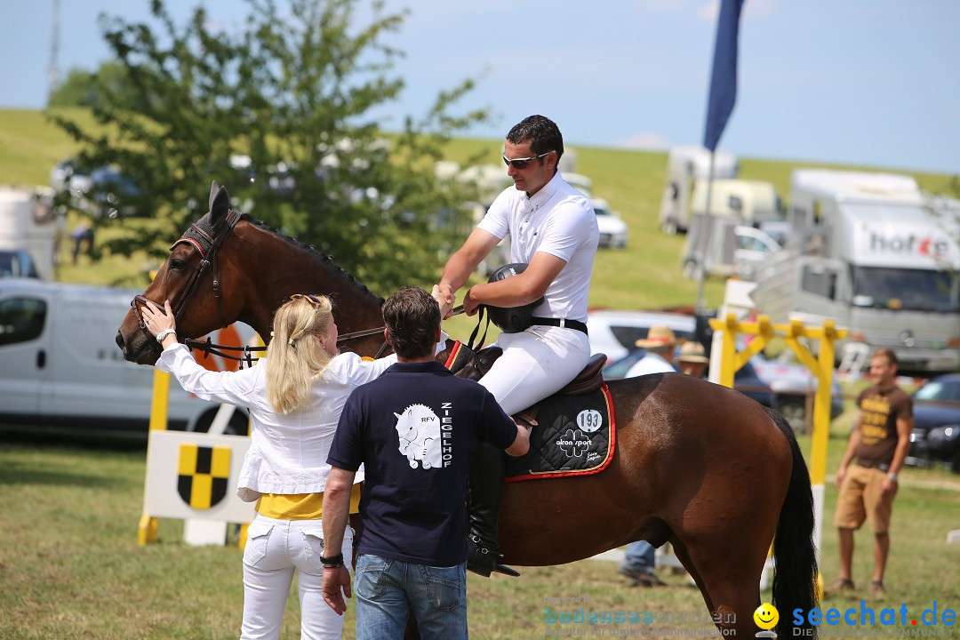 Reitturnier auf dem Ziegelhof in Dettingen-Wallhausen am Bodensee, 22.06.20