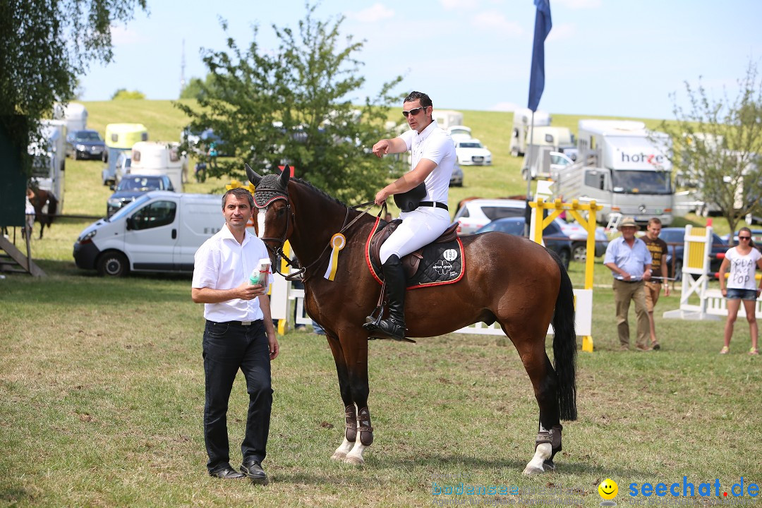 Reitturnier auf dem Ziegelhof in Dettingen-Wallhausen am Bodensee, 22.06.20