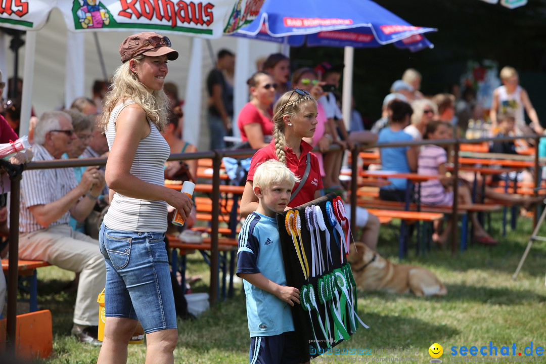 Reitturnier auf dem Ziegelhof in Dettingen-Wallhausen am Bodensee, 22.06.20