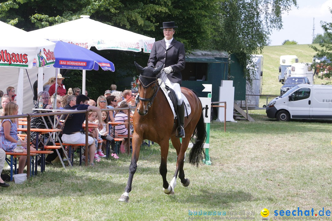 Reitturnier auf dem Ziegelhof in Dettingen-Wallhausen am Bodensee, 22.06.20