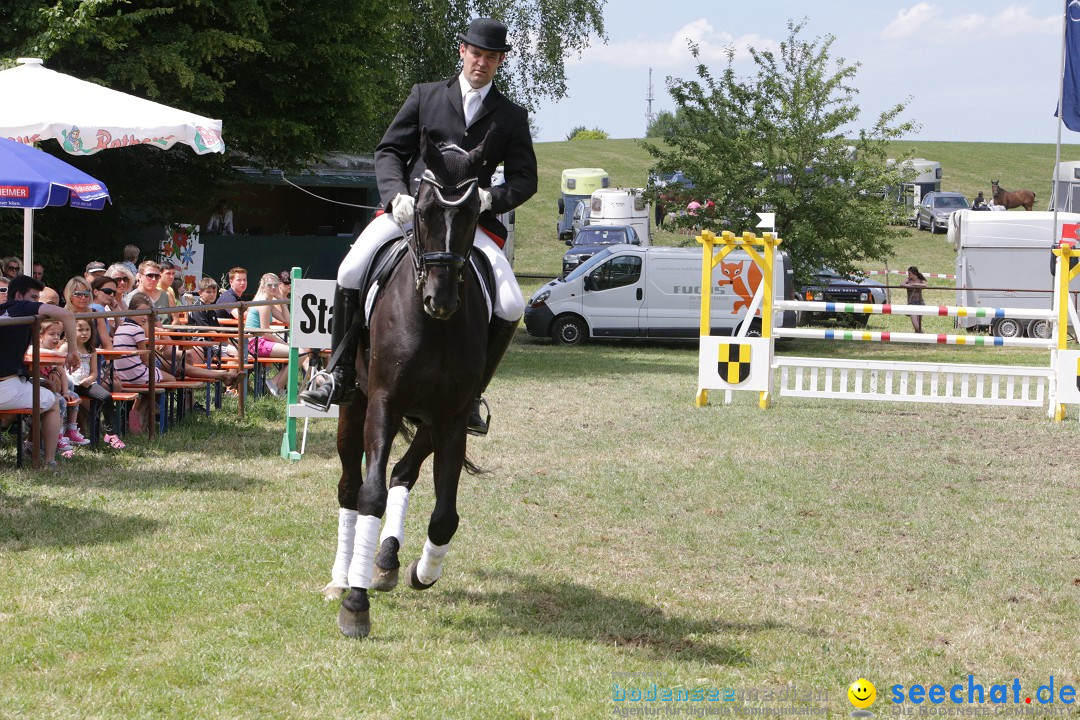 Reitturnier auf dem Ziegelhof in Dettingen-Wallhausen am Bodensee, 22.06.20