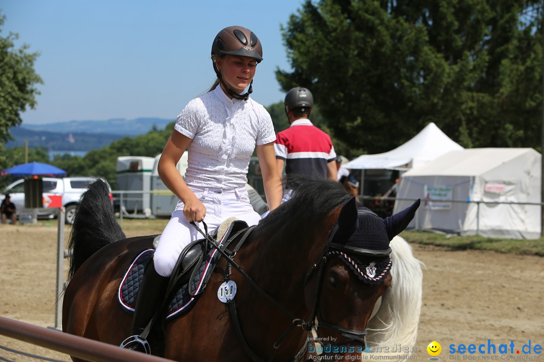 Reitturnier auf dem Ziegelhof in Dettingen-Wallhausen am Bodensee, 22.06.20