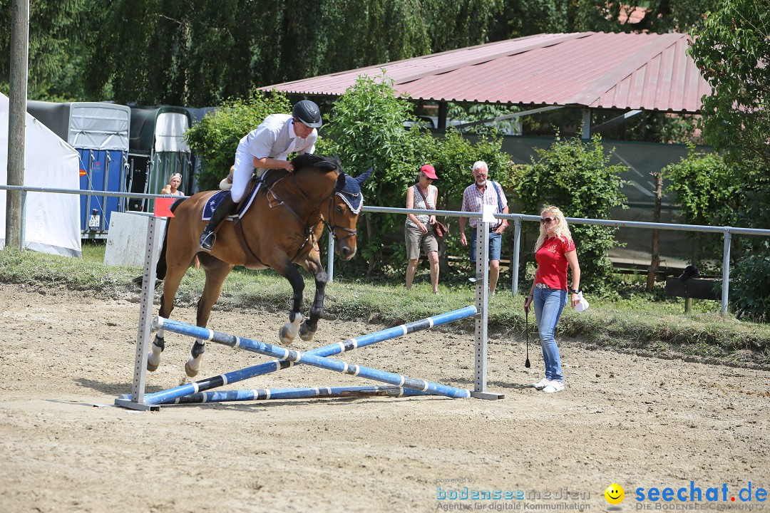 Reitturnier auf dem Ziegelhof in Dettingen-Wallhausen am Bodensee, 22.06.20