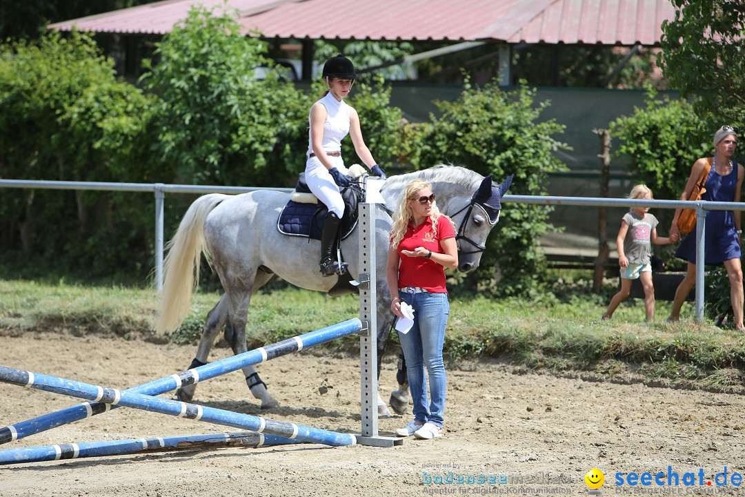 Reitturnier auf dem Ziegelhof in Dettingen-Wallhausen am Bodensee, 22.06.20