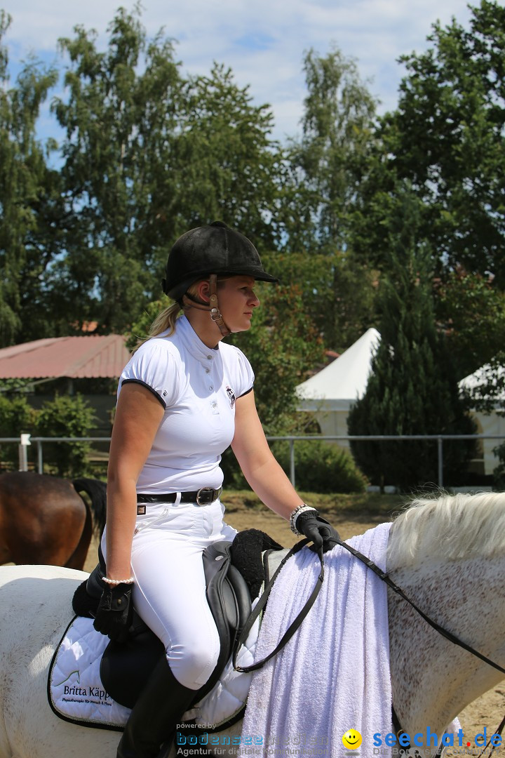 Reitturnier auf dem Ziegelhof in Dettingen-Wallhausen am Bodensee, 22.06.20