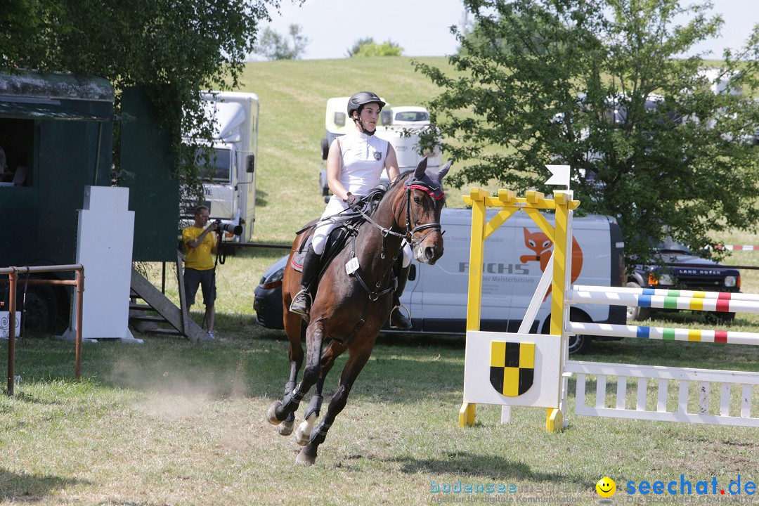 Reitturnier auf dem Ziegelhof in Dettingen-Wallhausen am Bodensee, 22.06.20