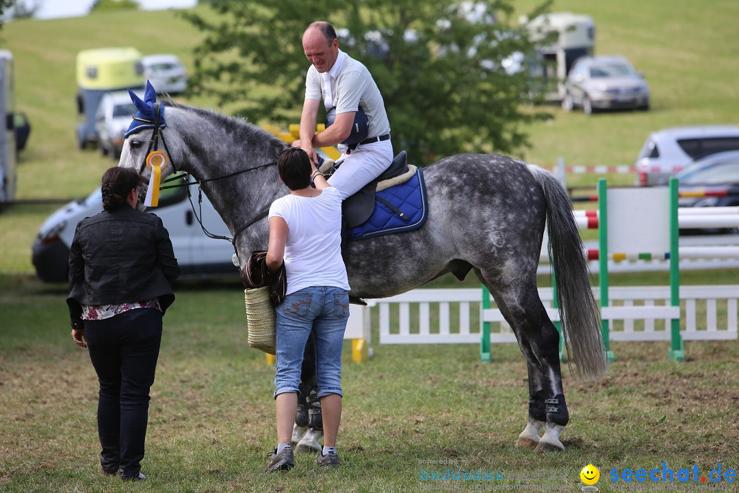 Reitturnier auf dem Ziegelhof in Dettingen-Wallhausen am Bodensee, 22.06.20