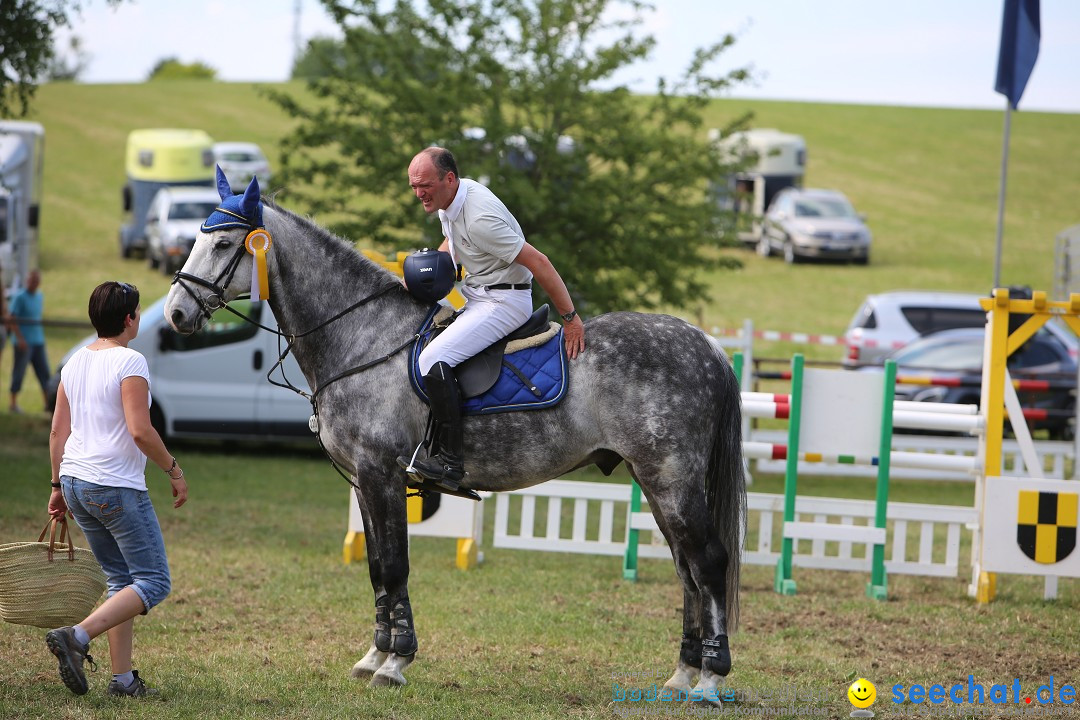 Reitturnier auf dem Ziegelhof in Dettingen-Wallhausen am Bodensee, 22.06.20