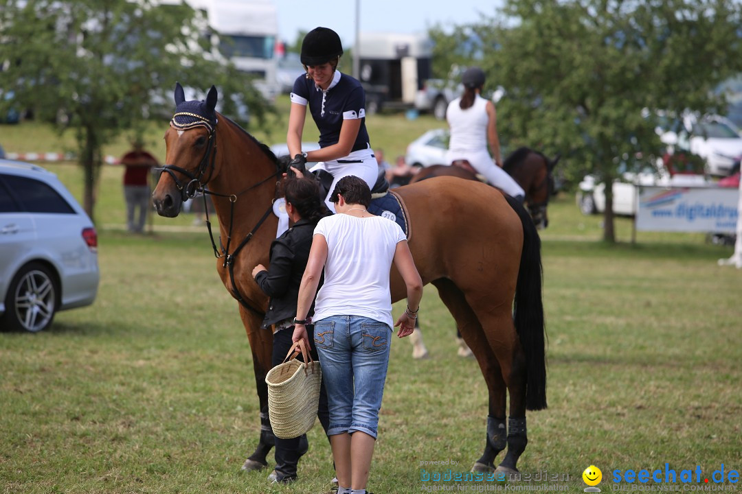 Reitturnier auf dem Ziegelhof in Dettingen-Wallhausen am Bodensee, 22.06.20