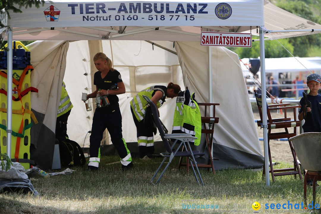 Reitturnier auf dem Ziegelhof in Dettingen-Wallhausen am Bodensee, 22.06.20