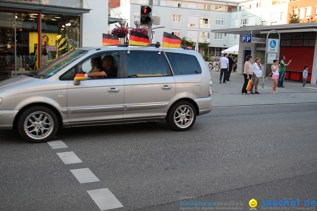 WM 2014: Deutschland vs. USA: Singen am Bodensee, 26.06.2014