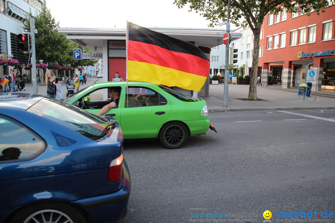 WM 2014: Deutschland vs. USA: Singen am Bodensee, 26.06.2014