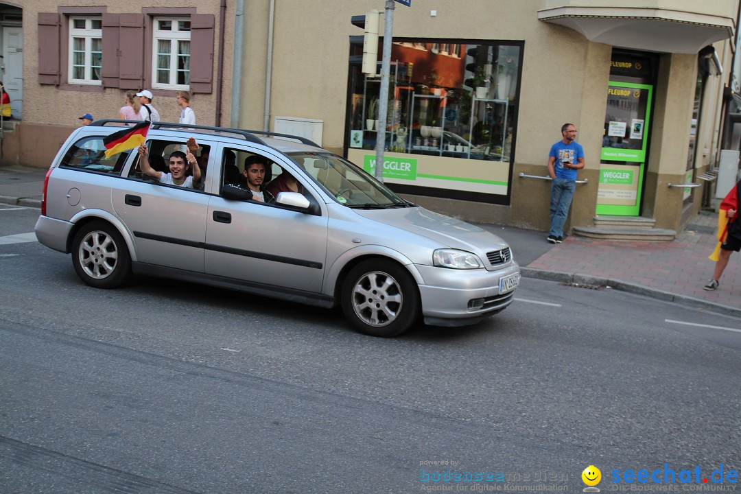 WM 2014: Deutschland vs. USA: Singen am Bodensee, 26.06.2014