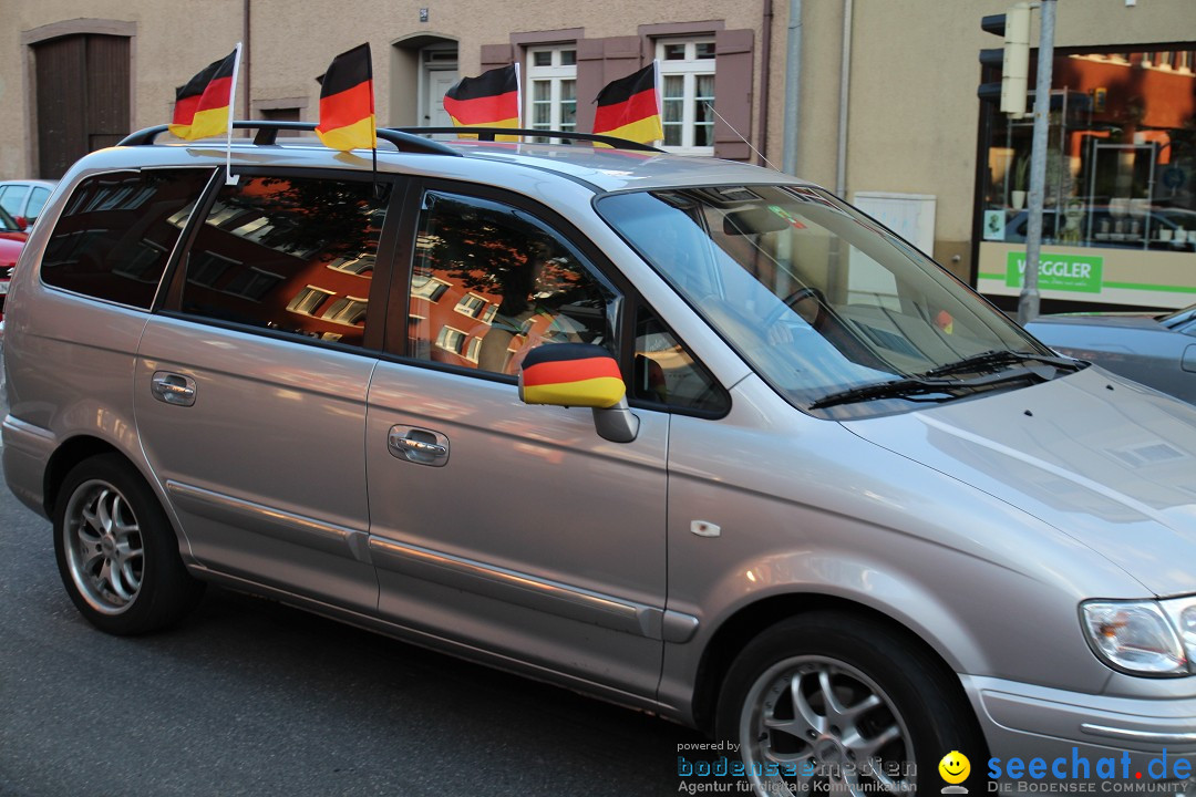 WM 2014: Deutschland vs. USA: Singen am Bodensee, 26.06.2014