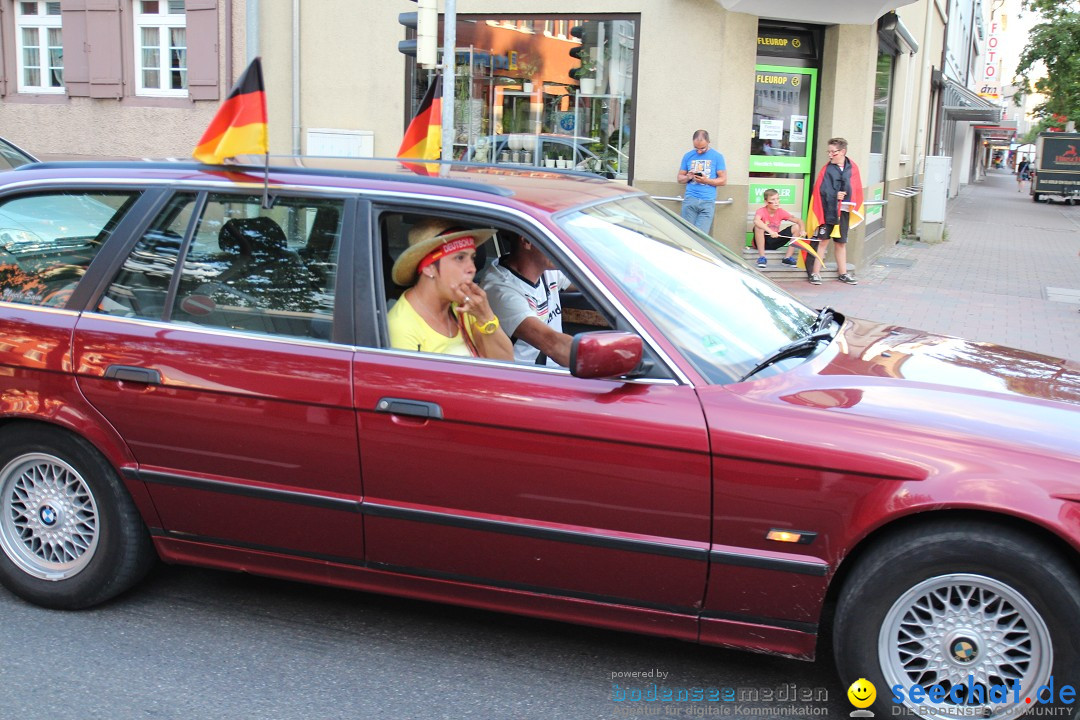 WM 2014: Deutschland vs. USA: Singen am Bodensee, 26.06.2014