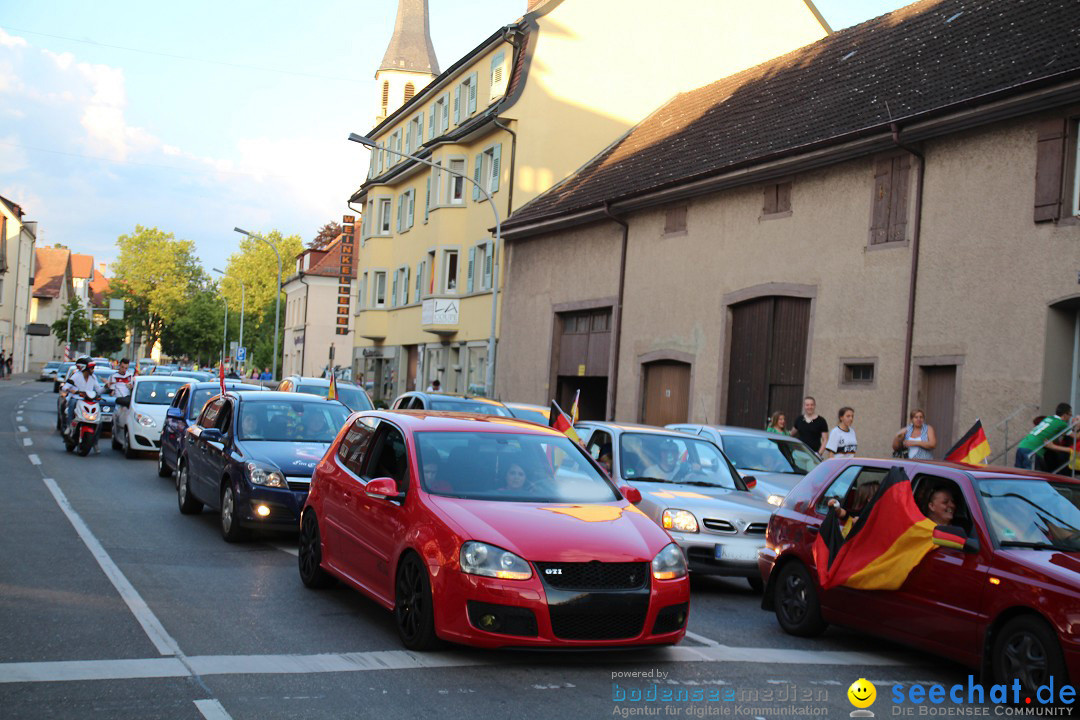 WM 2014: Deutschland vs. USA: Singen am Bodensee, 26.06.2014