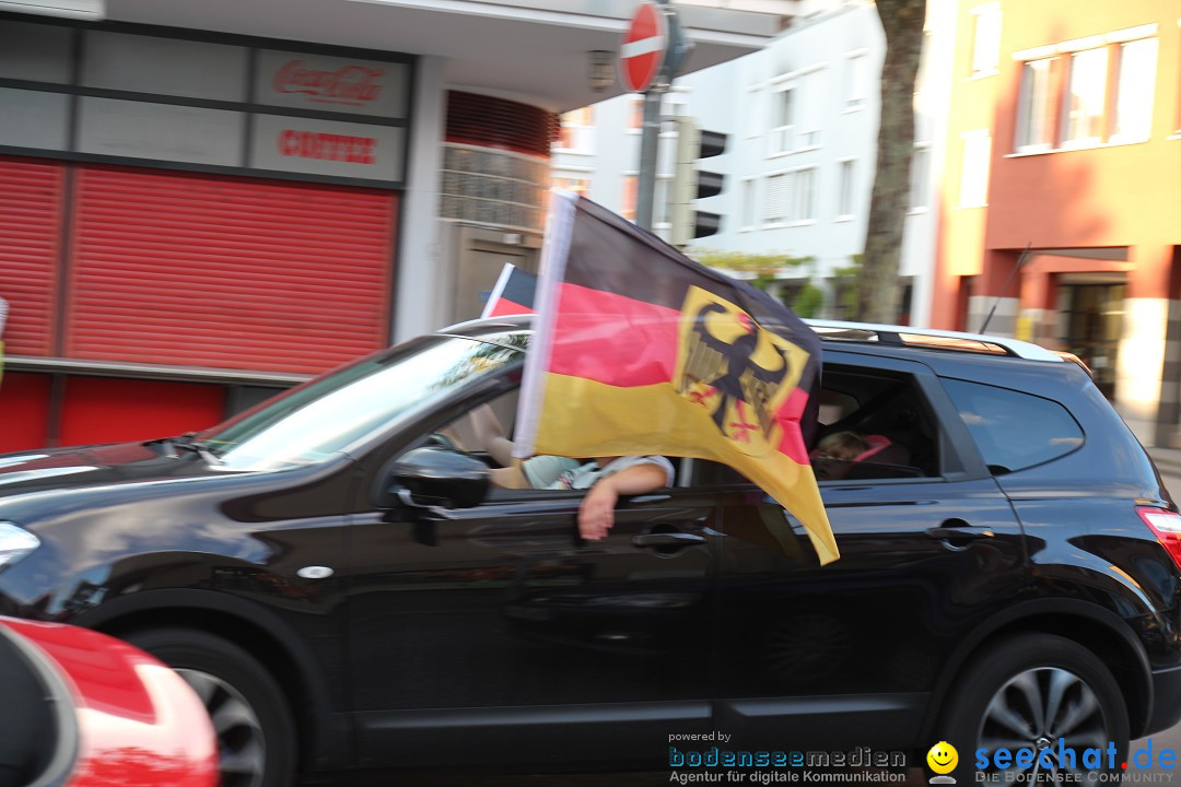 WM 2014: Deutschland vs. USA: Singen am Bodensee, 26.06.2014