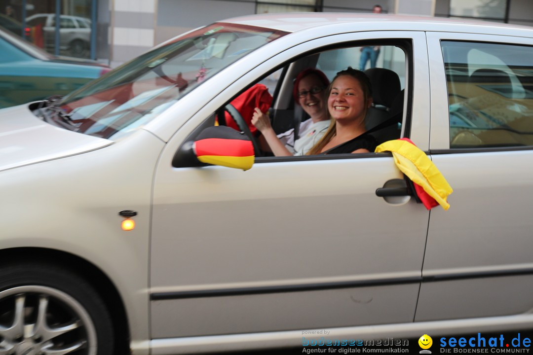 WM 2014: Deutschland vs. USA: Singen am Bodensee, 26.06.2014