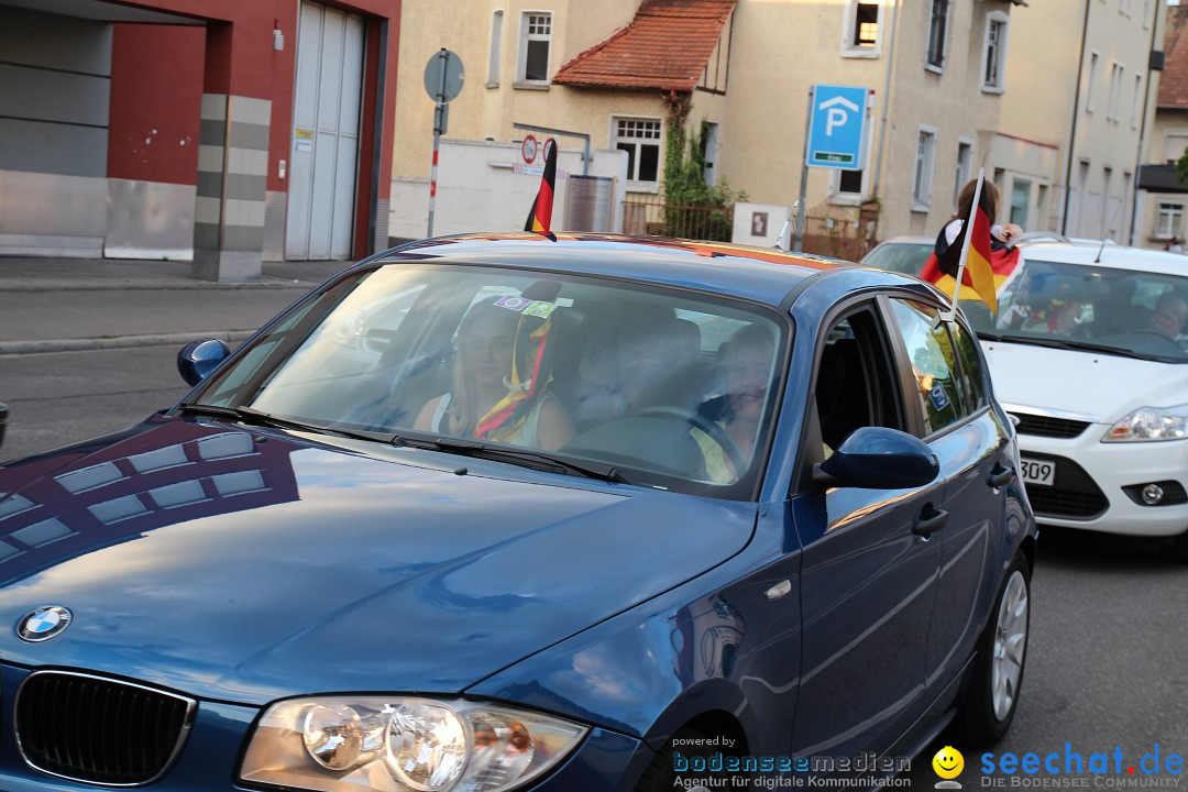 WM 2014: Deutschland vs. USA: Singen am Bodensee, 26.06.2014