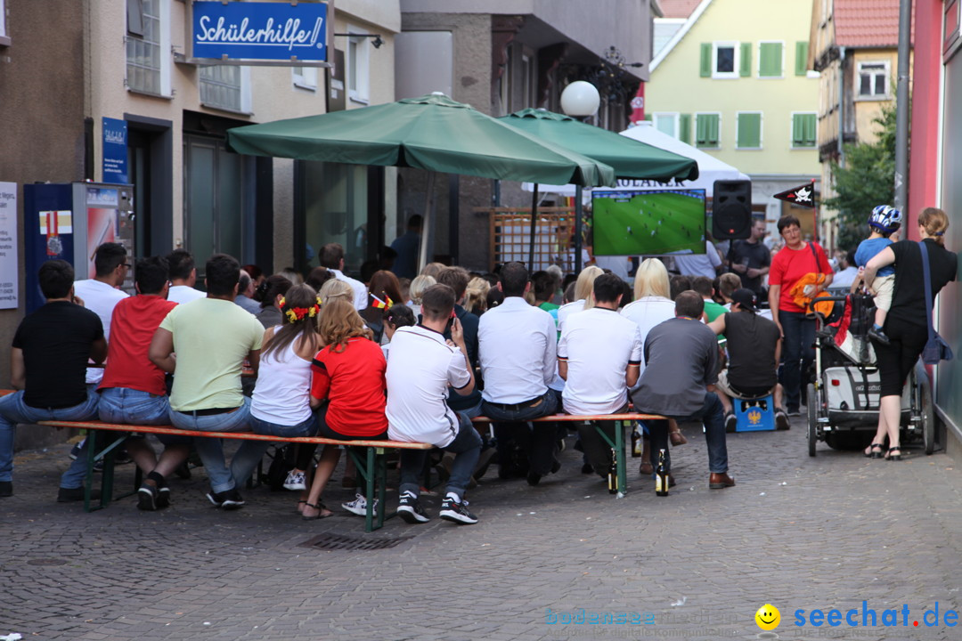 WM 2014 Public Viewing: Deutschland vs. USA: Aalen, 26.06.2014