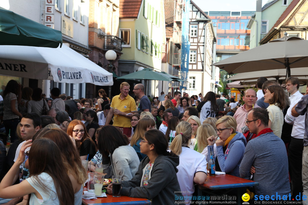 WM 2014 Public Viewing: Deutschland vs. USA: Aalen, 26.06.2014