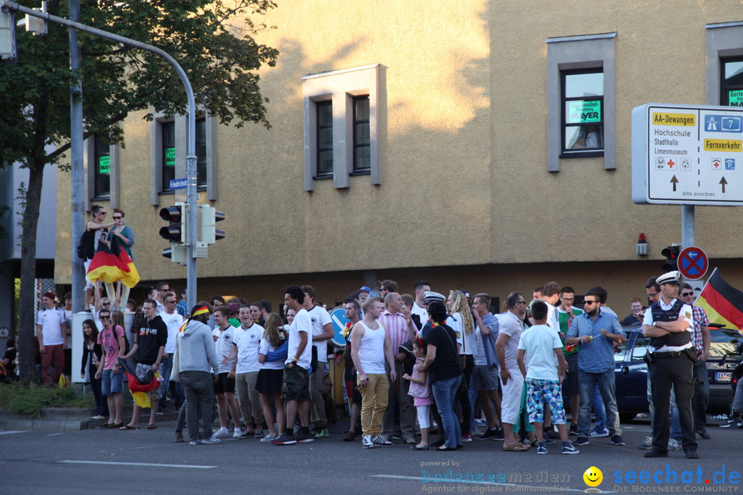 WM 2014 Public Viewing: Deutschland vs. USA: Aalen, 26.06.2014