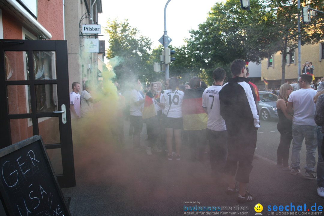 WM 2014 Public Viewing: Deutschland vs. USA: Aalen, 26.06.2014