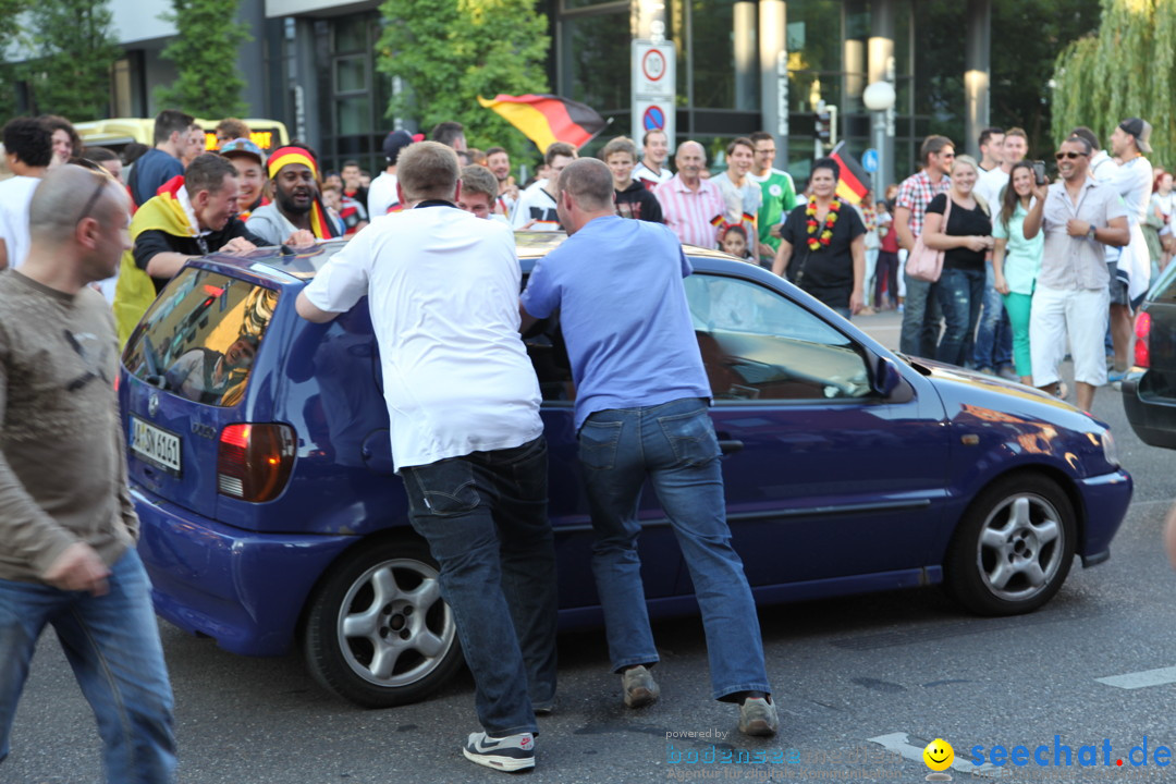 WM 2014 Public Viewing: Deutschland vs. USA: Aalen, 26.06.2014