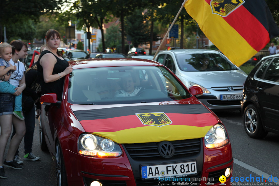 WM 2014 Public Viewing: Deutschland vs. USA: Aalen, 26.06.2014