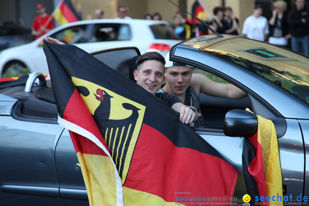 WM 2014 Public Viewing: Deutschland vs. USA: Aalen, 26.06.2014